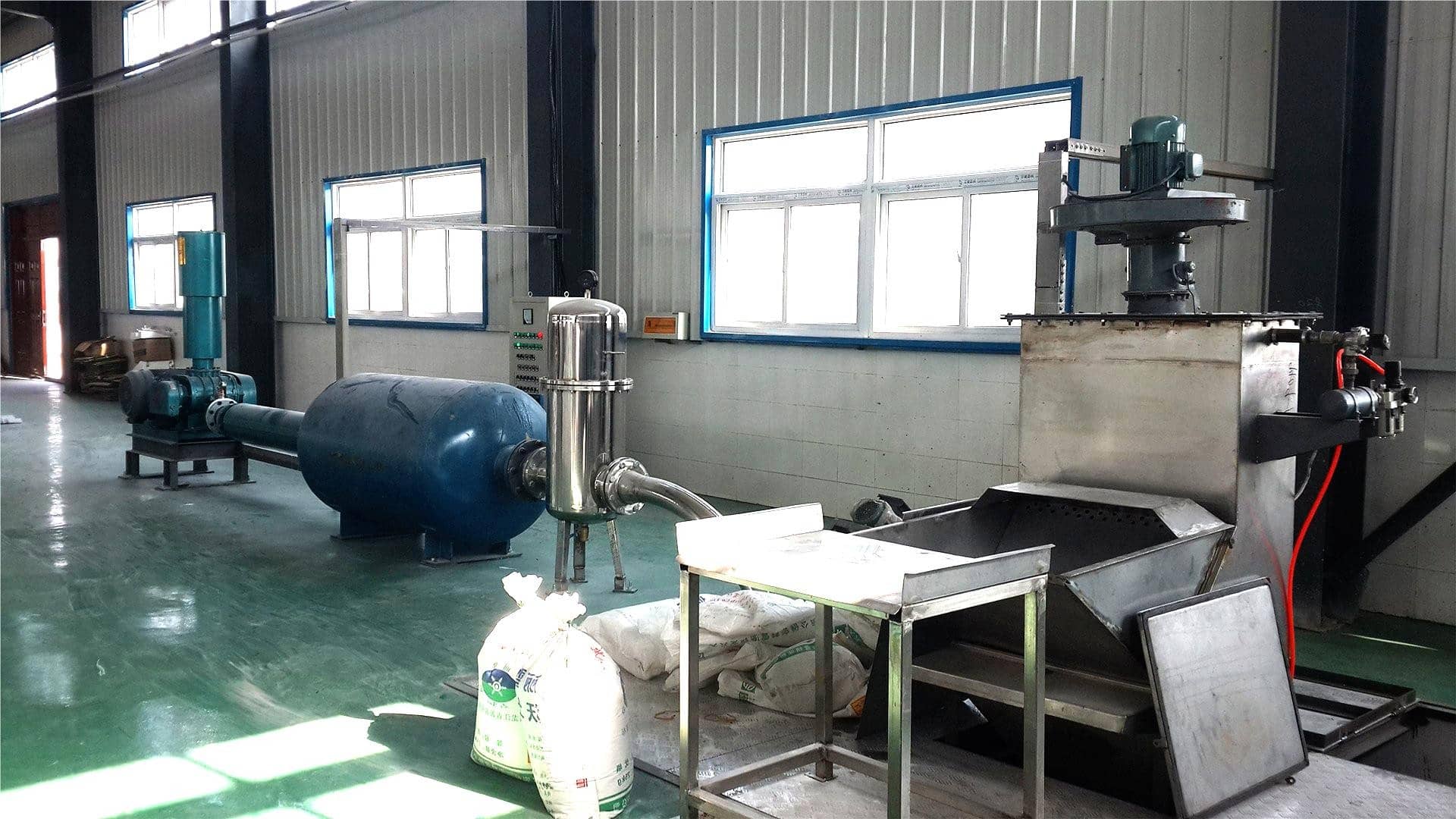 PE顆粒氣力輸送